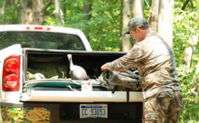 Truck box for hunting gear