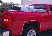 Truck tool box limits cargo capacity