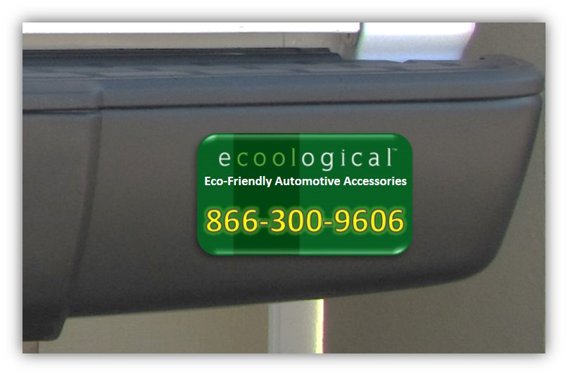 GM Silverado with Backlit Business Bumper Sticker
