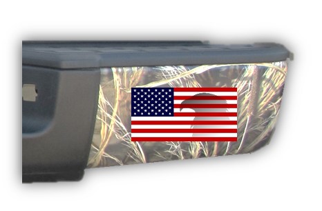 GMC Sierra Bumper cover with Camo and American Flag