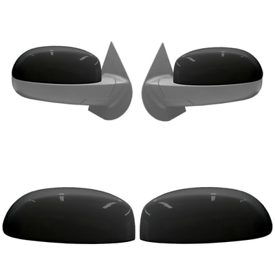 Paintable ABS Truck Mirror Cover/Overlay for Silverado, and Sierra to cover chrome